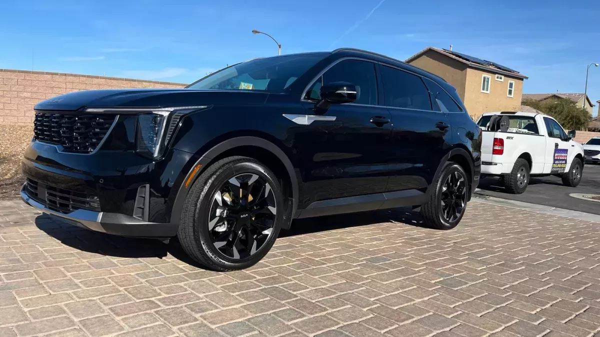 Black SUV after Full Detail